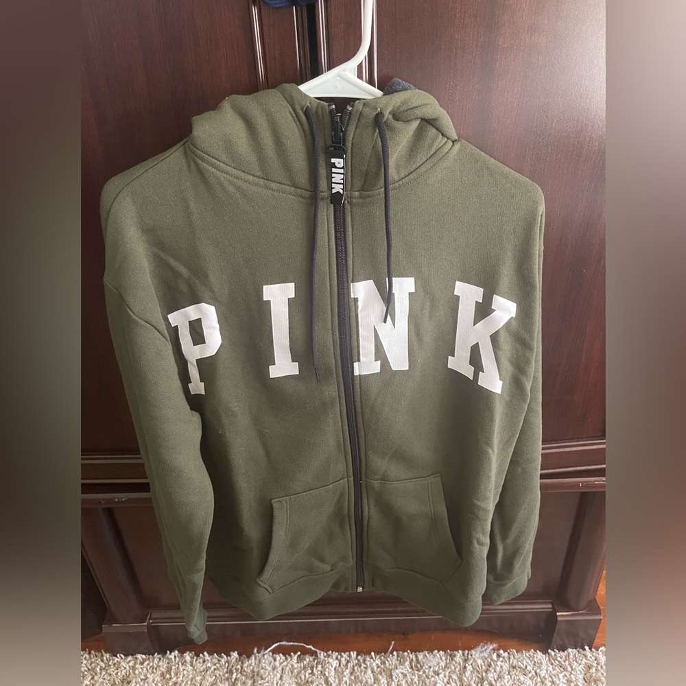 Women’s Small PINK zipper hoodie